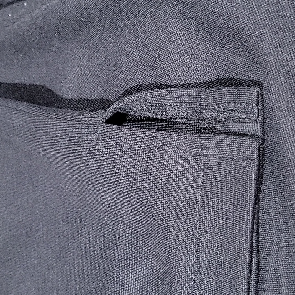 Avenue Plus Size Navy Blue Capri Stretch Pants Size 30/32 - Picture 3 of 7